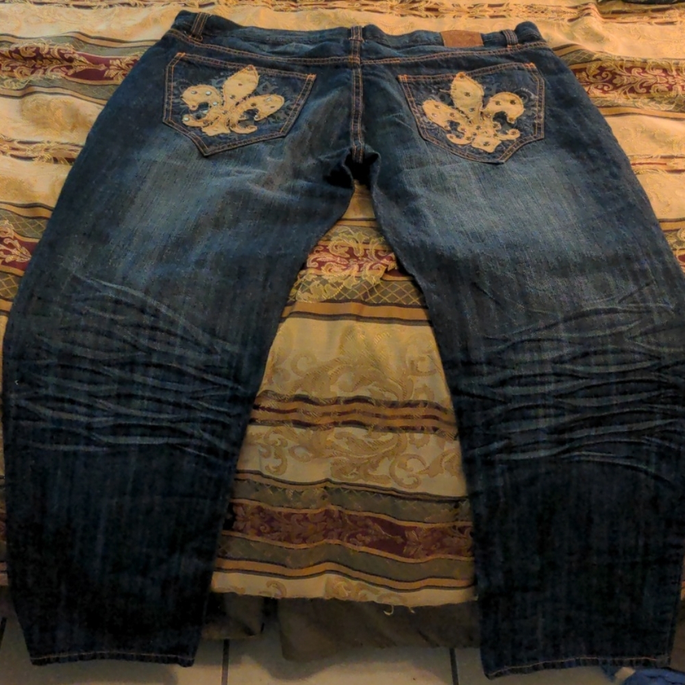 Soulland Fleur De Lis Pocket Jeans - Picture 4 of 10